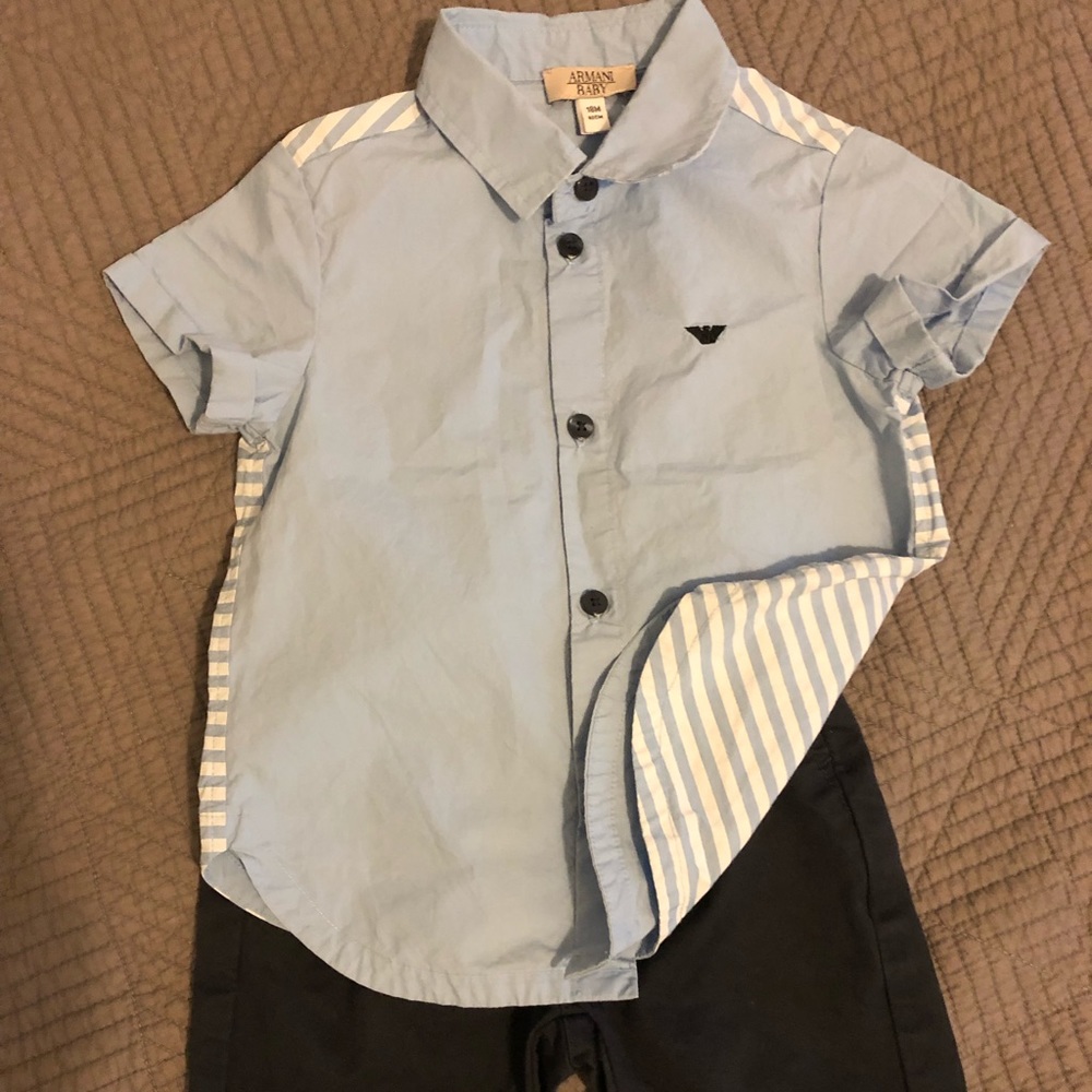 Toddler boy Armani outfit